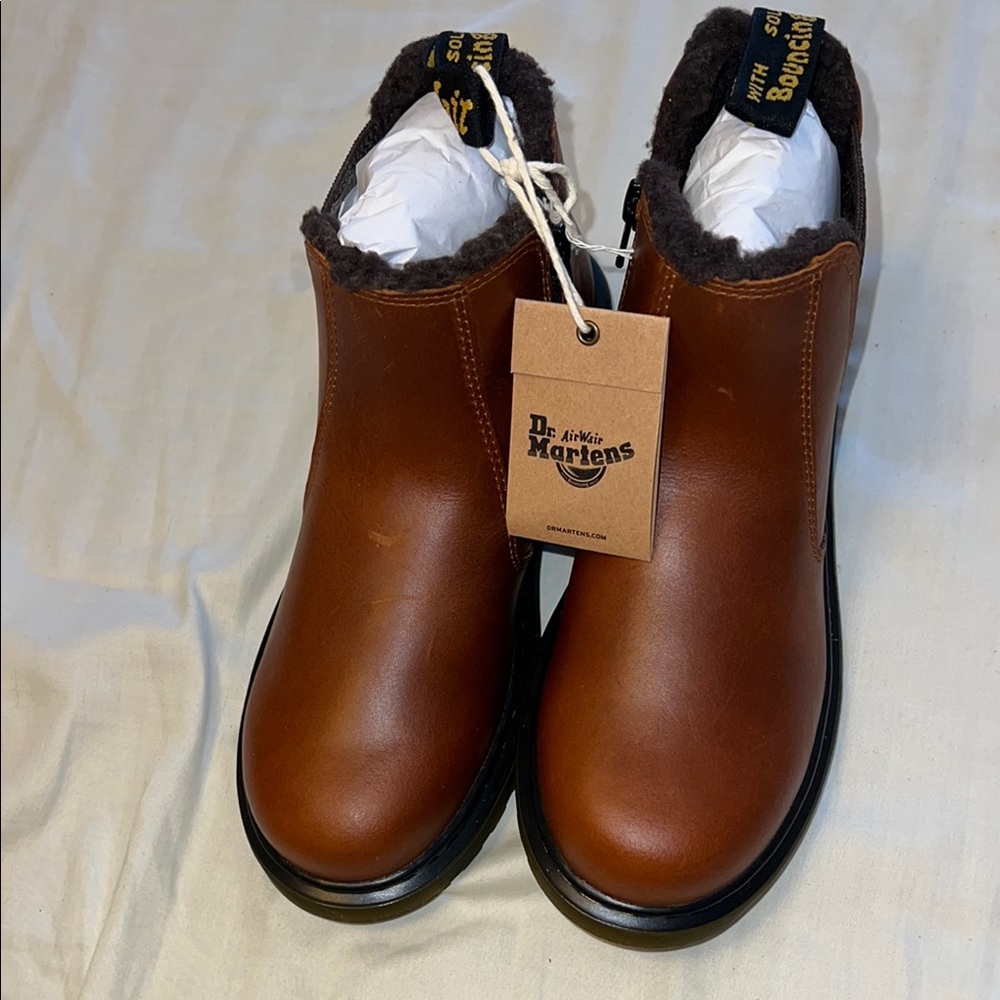 Dr. Martens Chestnut Ankle Boots